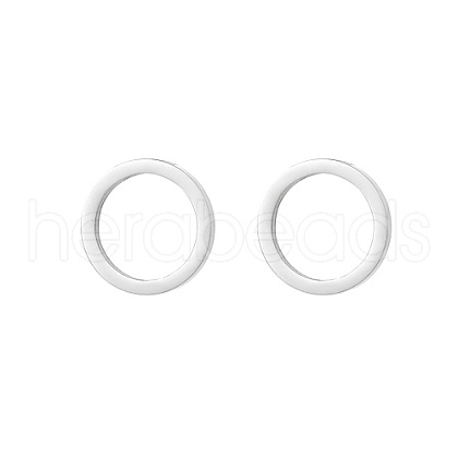 Non-Tarnish 304 Stainless Steel Stud Earrings for Women UB4364-1-1