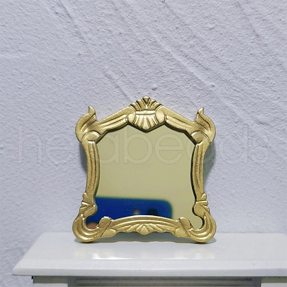 Resin & Glass Mirror Ornaments PW-WG76326-02-1