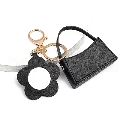 Portable Imitation Leather Bag Keychain PW-WGB9938-03-1