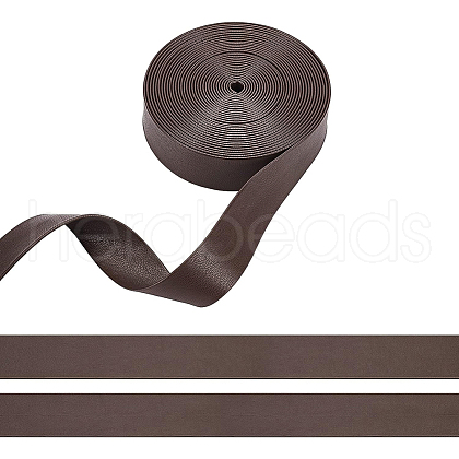 Soft Imitation Leather Ribbon OCOR-WH0065-19B-02-1