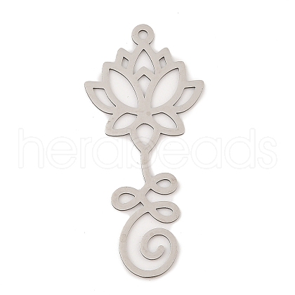 304 Stainless Steel Big Pendants STAS-Z109-05P-1