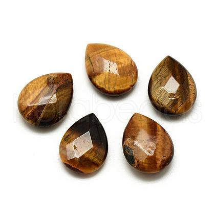 Natural Tiger Eye Pendants G-R418-60-1