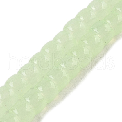 Baking Plating Glass Beads Strands GLAA-H036-01D-1
