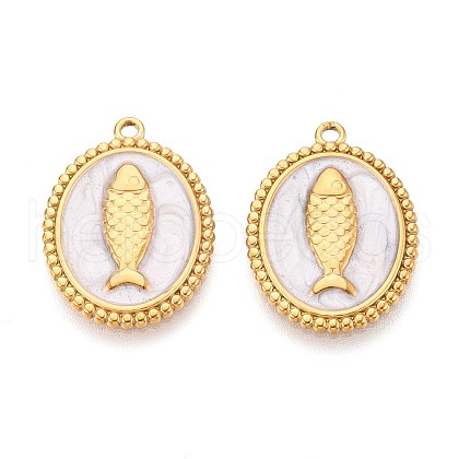 304 Stainless Steel Pendants STAS-N111-04G-1