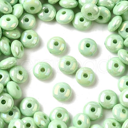 UV Plating Opaque Acrylic Beads MACR-F083-13A-1