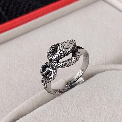 Tibetan Style Alloy Cuff Rings FS-WGA06B7-02-1