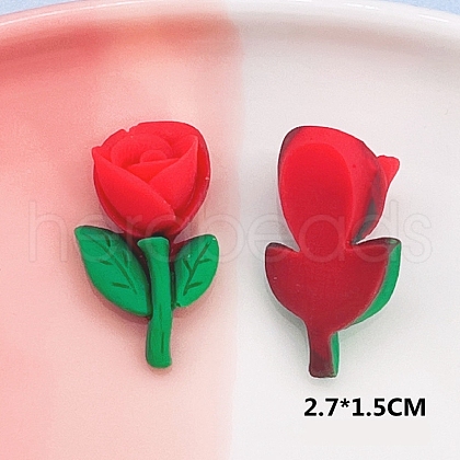 Opaque Resin Cabochons OHAR-PW0001-492B-1