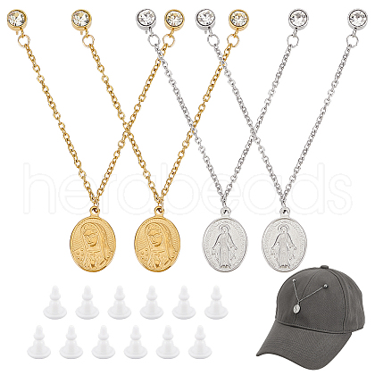 304 Stainless Steel Brooches HJEW-FG00001-1