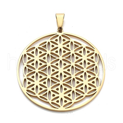 Ion Plating(IP) 304 Stainless Steel Pendants STAS-P209-18G-1