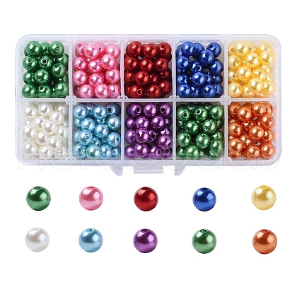 Imitation Pearl Acrylic Beads PACR-CJ0001-08-1
