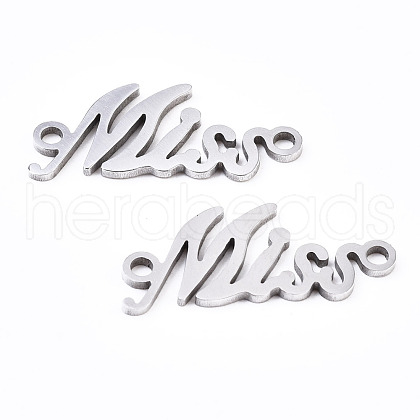 Non-Tarnish 201 Stainless Steel Link Connectors STAS-S110-102P-1