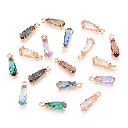 Faceted Glass Pendants GLAA-T010-004-1