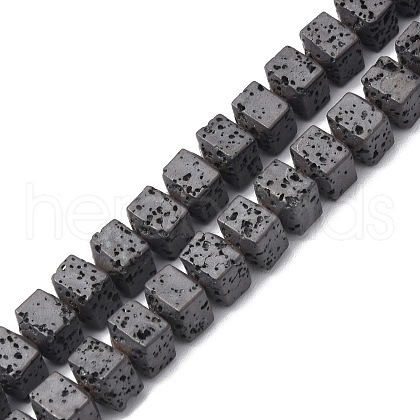 Natural Lava Rock Beads Strands G-F740-13-1