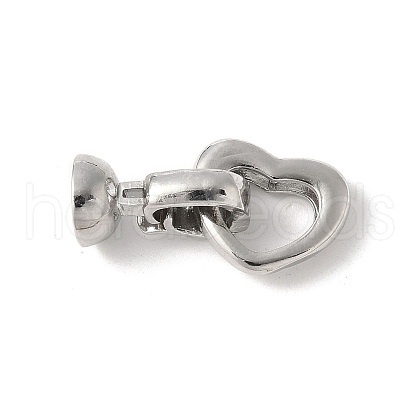 Brass Fold Over Clasps KK-M320-10P-1