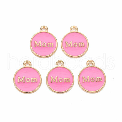 Mother's Day Alloy Enamel Charms ENAM-T016-11D-RS-1