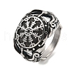 304 Stainless Steel Ring RJEW-B055-04AS-14-1