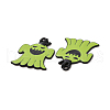 Halloween Theme Rack Plating Alloy Enamel Pendants PALLOY-O109-53EB-3