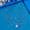 Unicraftale 20Pcs 2 Colors 304 Stainless Steel Chain Extender STAS-UN0060-91-2