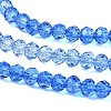 Transparent Painted Glass Beads Strands X1-DGLA-A034-T4mm-A01-4