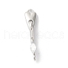 Brass S-Hook Clasps KK-C062-043P-1