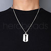 201 Stainless Steel Pendant Necklaces for Man NJEW-Q336-02C-P-3