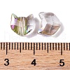 100Pcs Electroplate Glass Beads EGLA-P060-01B-HR02-3