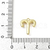 12Pcs 12 Constellations ABS Plastic Imitation Pearl Charms KK-M322-54G-4
