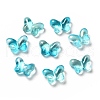 Transparent Baking Paint Glass Beads GLAA-F115-01F-1