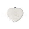 201 Stainless Steel Pendants STAS-F316-40P-05-1