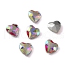 Glass Rhinestone Cabochons RGLA-WH0005-08A-1