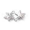 Brass Rhinestone Pendants KK-E793-13P-2