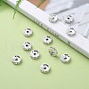 Iron Rhinestone Spacer Beads RB-A010-10MM-S-6