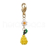 Glass Seed Beaded Fruits Pendant Decorations HJEW-MZ00150-1