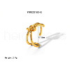 Minimalist Stainless Steel Knot Open Cuff Rings EO4616-1-2