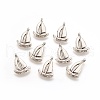 Tibetan Style Alloy Sailing Boat Pendants LF0998Y-NF-1