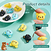  12Pcs 3 Colors Silicone Focal Beads SIL-NB0001-44-4