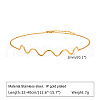 Wave Shaped 304 Stainless Steel Link Chain Necklaces for Women FS-WG2DD65-01-2