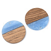 Resin & Walnut Wood Pendants RESI-S389-025A-3