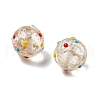 Handmade Gold Sand Bumpy Lampwork Beads LAMP-V001-04-3