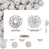 SUNNYCLUE 120Pcs Pave Disco Ball Beads RB-SC0004-84C-2