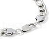 Non-Tarnish 201 Stainless Steel Figaro Chain Bracelets for Women Men BJEW-I316-04P-3