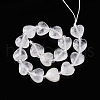 Natural Quartz Crystal Beads Strands G-P570-E21-01-3