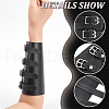 Adjustable PU Leather Cord Bracelets with Iron Buckles AJEW-WH0248-458-4