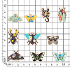   20Pcs 10 Styles Insect Series Alloy Enamel Pendants ENAM-PH0002-83-2
