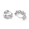 Rack Plating Brass Hoop Earrings EJEW-S241-19P-2