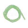 Electroplate Glass Beads Strands GLAA-B023-01A-10-2
