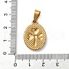 201 Stainless Steel Enamel Pendants STAS-U053-04G-3