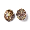 Assembled Synthetic Bronzite and Peridot Cabochons G-D0006-G01-01-2