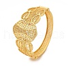 Brass Bangles for Women BJEW-D313-05G-2