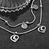 304 Stainless Steel Multi-strand Bracelets BJEW-Q038-08P-3